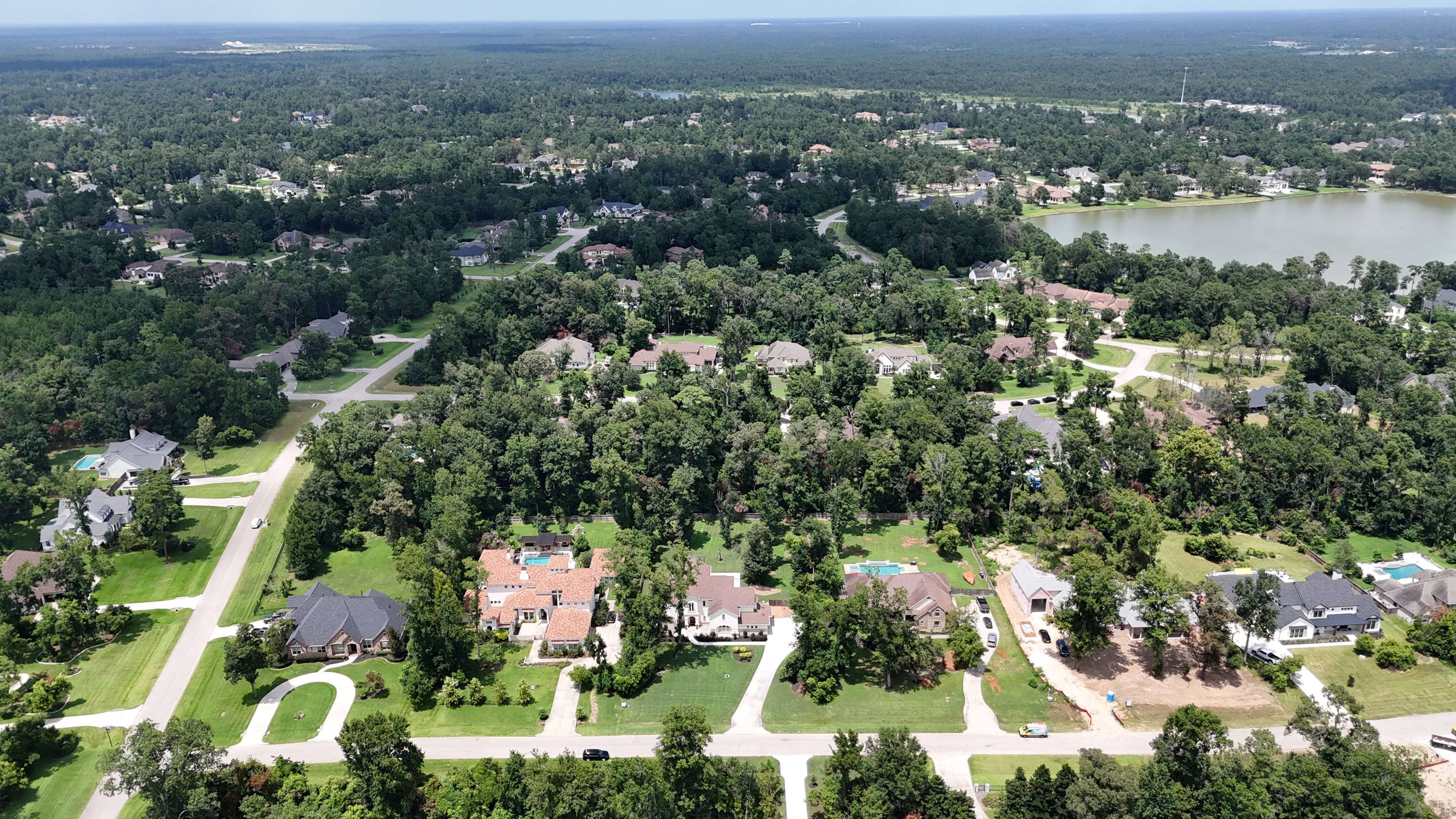 Arial View of Neighborhood